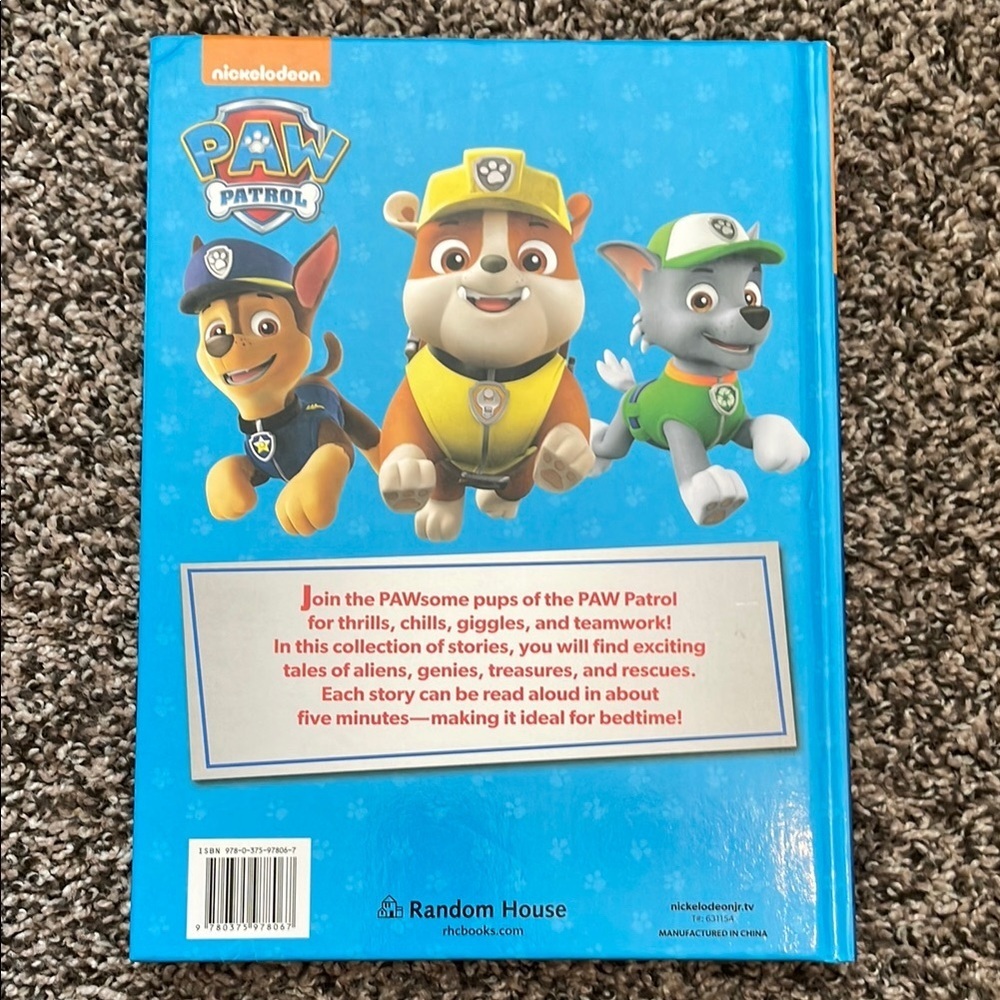 Nickelodeon PAW Patrol 5-Minute Stories Book - Blue and Red - Picture 5 of 5